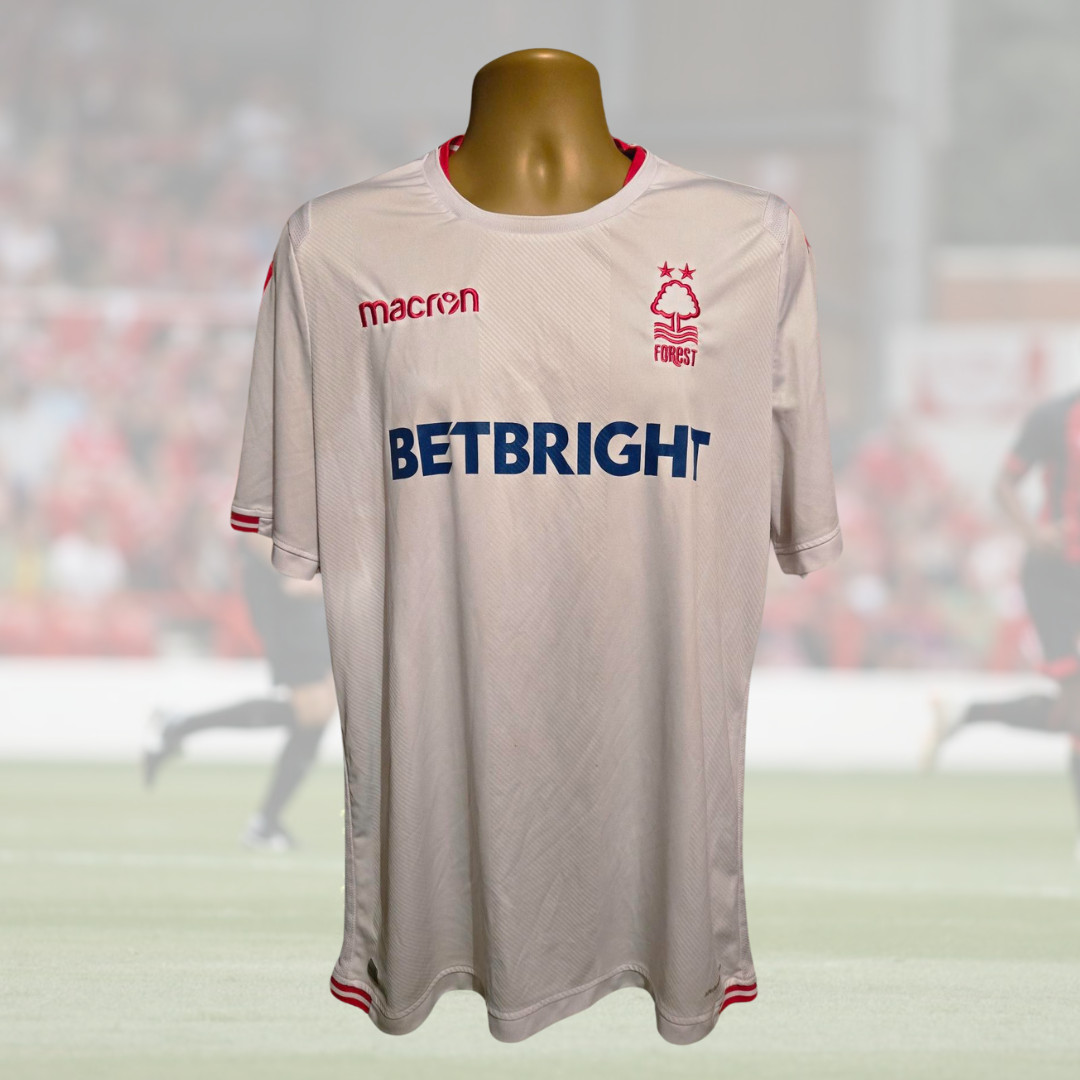 ORIGINAL NOTTINGHAM FOREST SHIRT JERSEY AWAY 2018 2019 XXL . for sale on Ebay