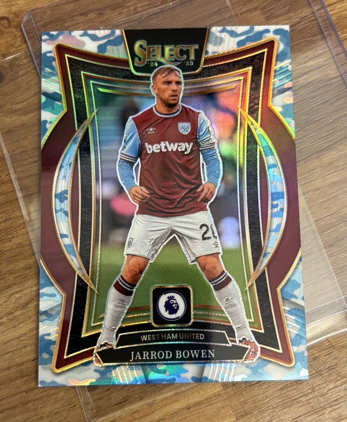 2024-25 Select Jarrod Bowen Winter Camo Prizm /49 West Ham United SP for sale on Ebay