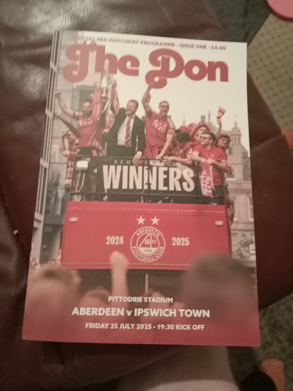 Aberdeen V Ipswich Town for sale on Ebay
