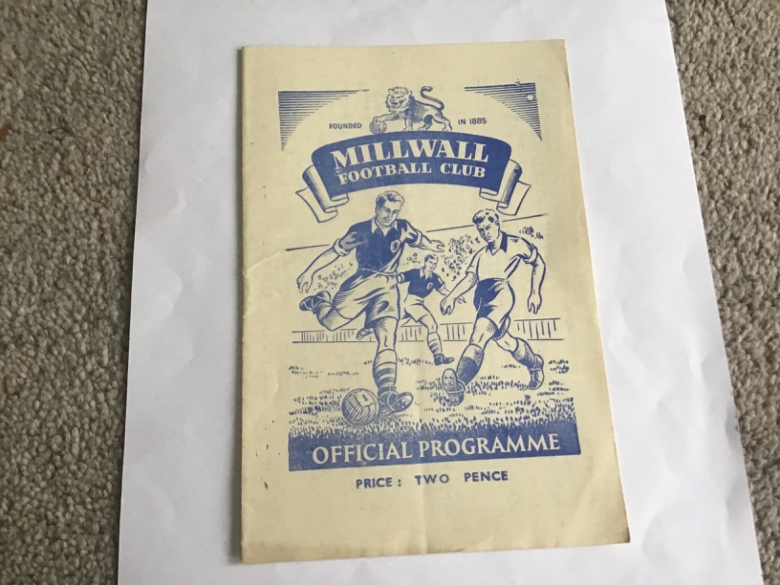 Millwall Reserves v Leyton Orient Reserves Football Programme 13/1/1951 for sale on Ebay
