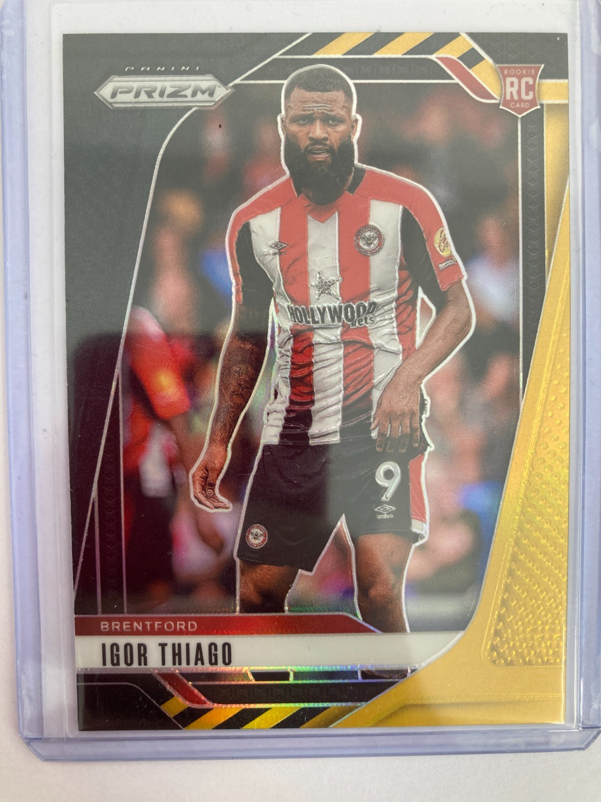 PANINI PRIZM PREMIER LEAGUE 24/25 IGOR THIAGO BRENTFORD BLACK GOLD 006/008. for sale on Ebay