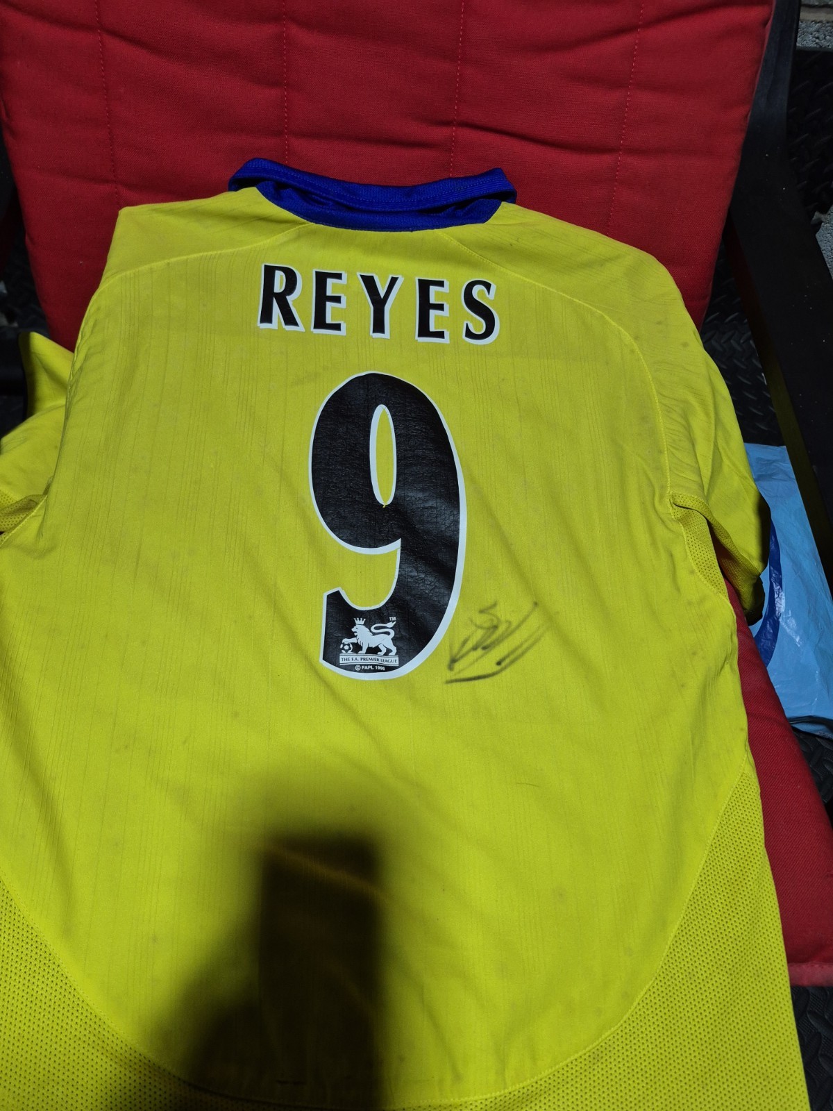 Jose Antonio Reyes Signed Arsenal 2004/05 Football Shirt for sale on Ebay