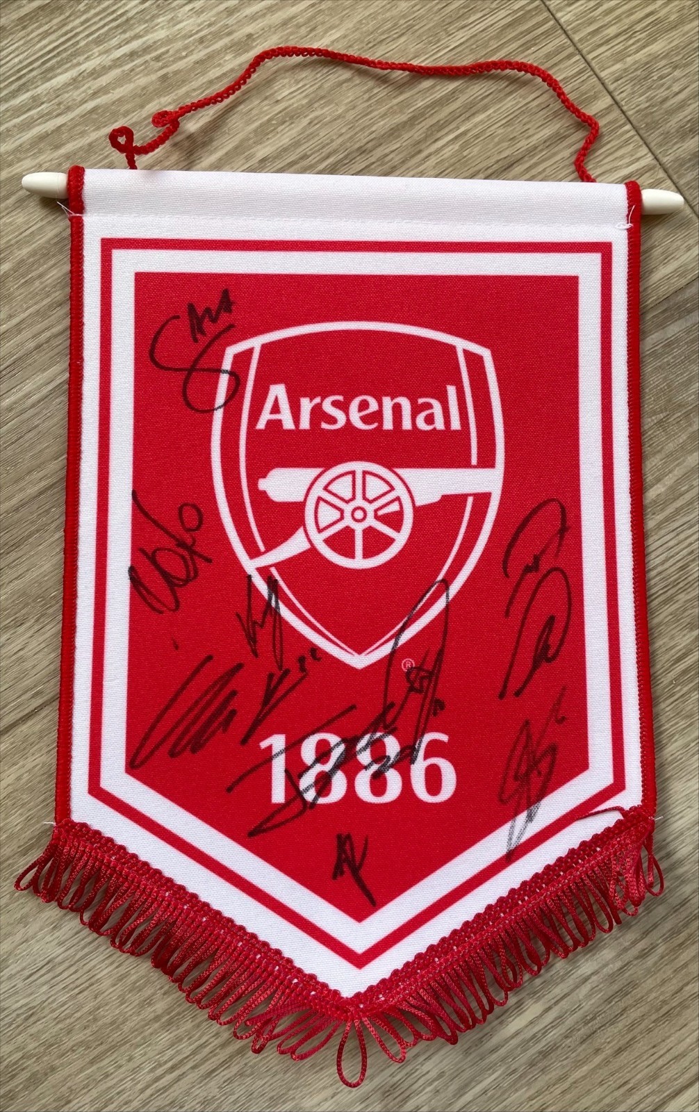Arsenal FC Signed Pennant - Bukayo Saka and more... for sale on Ebay
