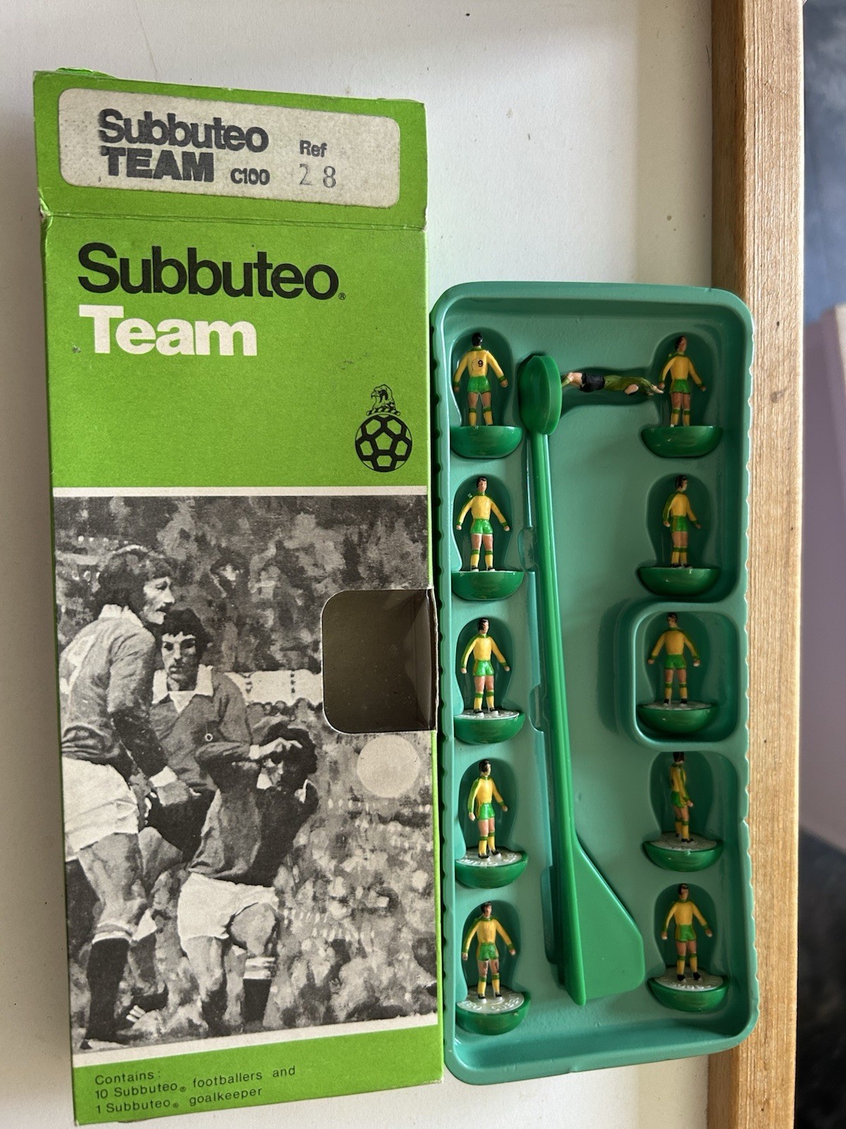 Vintage Subbuteo Norwich Ref 28  for sale on Ebay