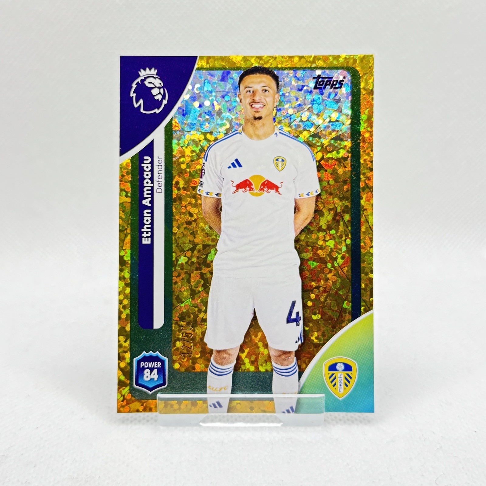 2026 Topps Premier League Ethan Ampadu Gold Sparkle Parallel Insert /50 - Leeds for sale on Ebay