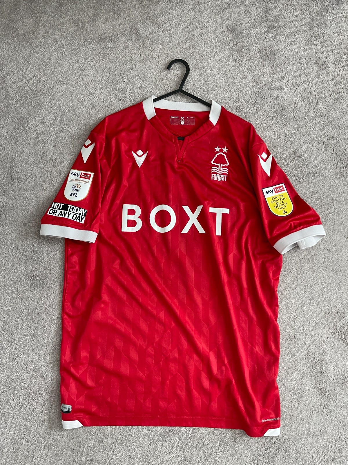2021/2022 Nottingham Forest Shirt - Men's XL - Promotion Season - Excellent for sale on Ebay