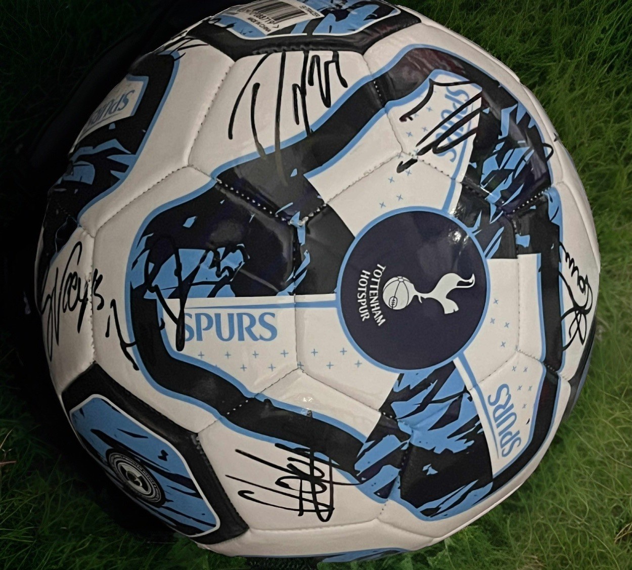 Tottenham Hotspurs Signed Football By Squad 2024-2025 COA inc for sale on Ebay