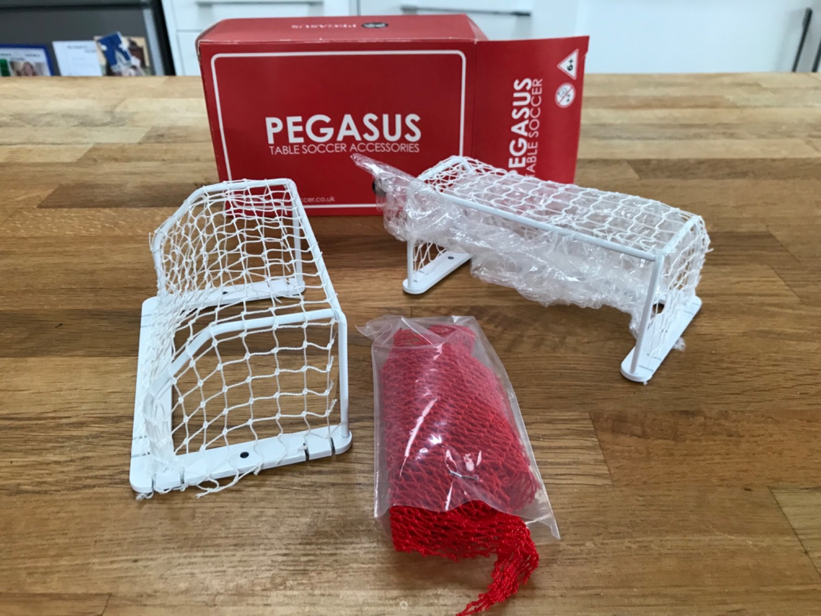 TWO  PEGASUS GT2 METAL GOALS. SUBBUTEO TABLE SOCCER for sale on Ebay