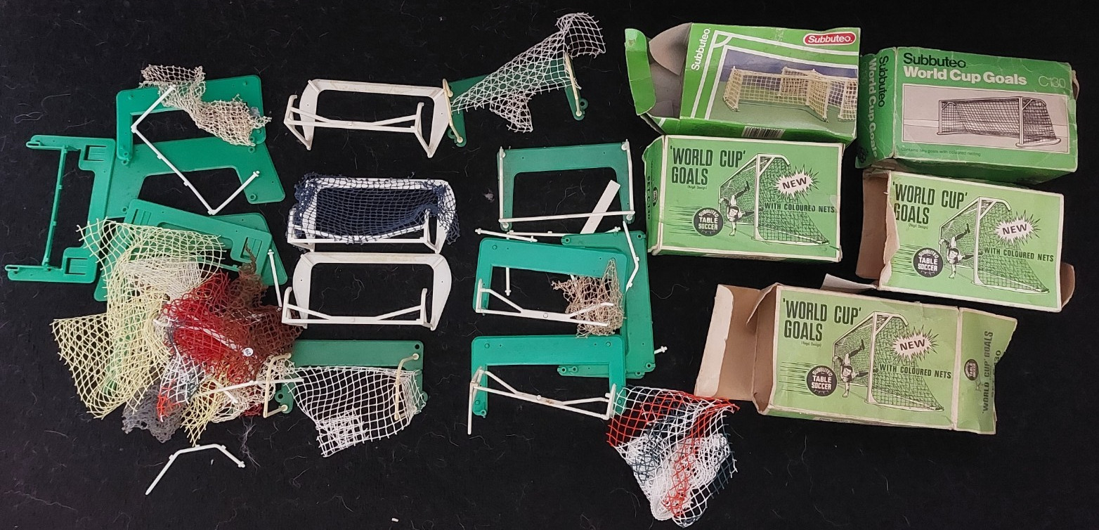 Subbuteo Goals /Nets / Boxes Job Lot Graveyard Bits for sale on Ebay