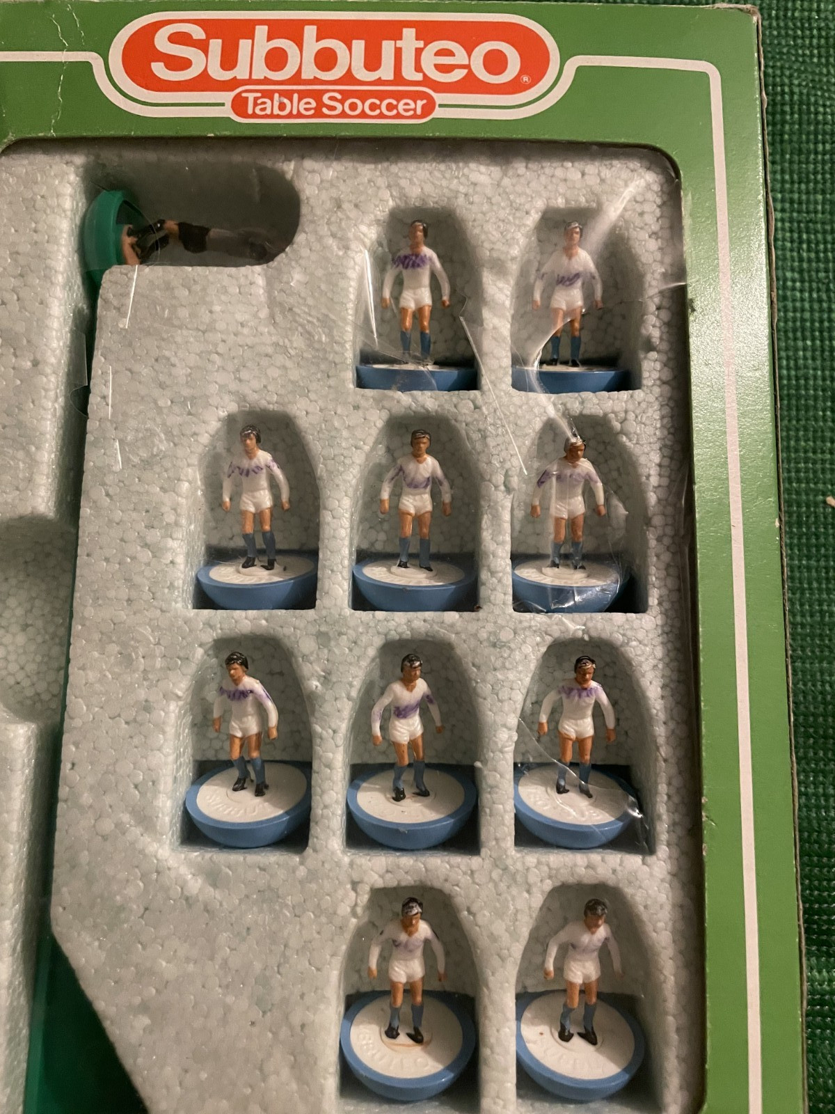 Subbuteo lightweight team 423 MARSEILLE NUMBERED BOX for sale on Ebay