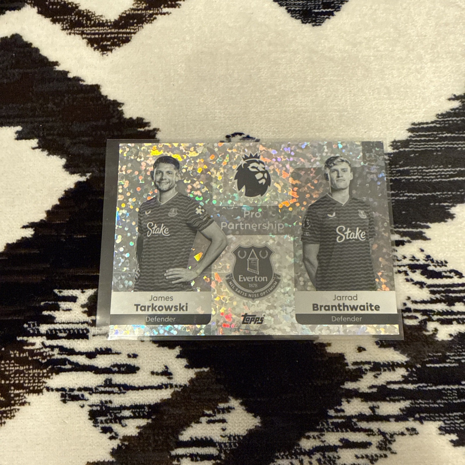 Topps Premier League 2025/2026 Black And White Parallel Pro Partnership Everton for sale on Ebay