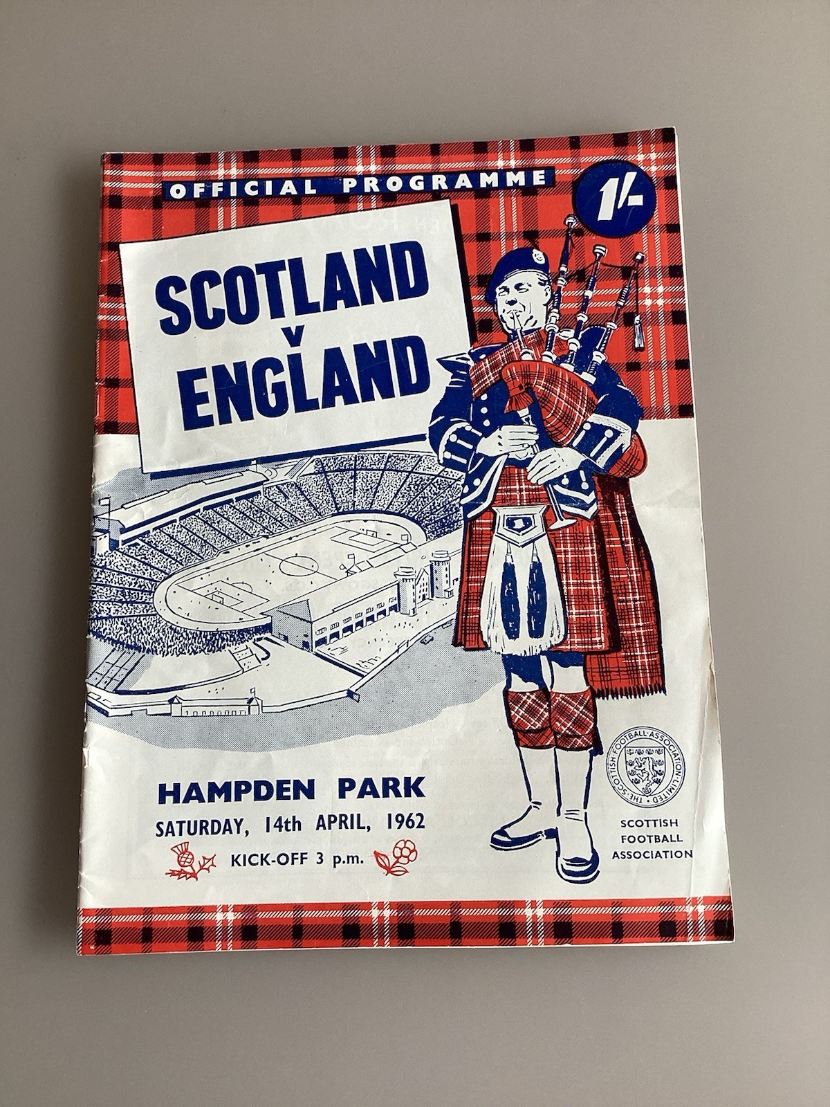 1962 Scotland V England Official Football Programme for sale on Ebay