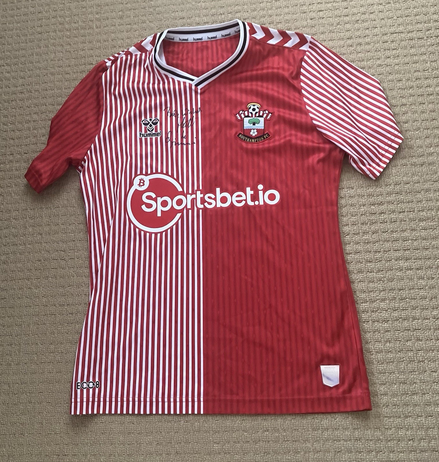 Matt Le Tissier signed Southampton FC 24/25 shirt for sale on Ebay