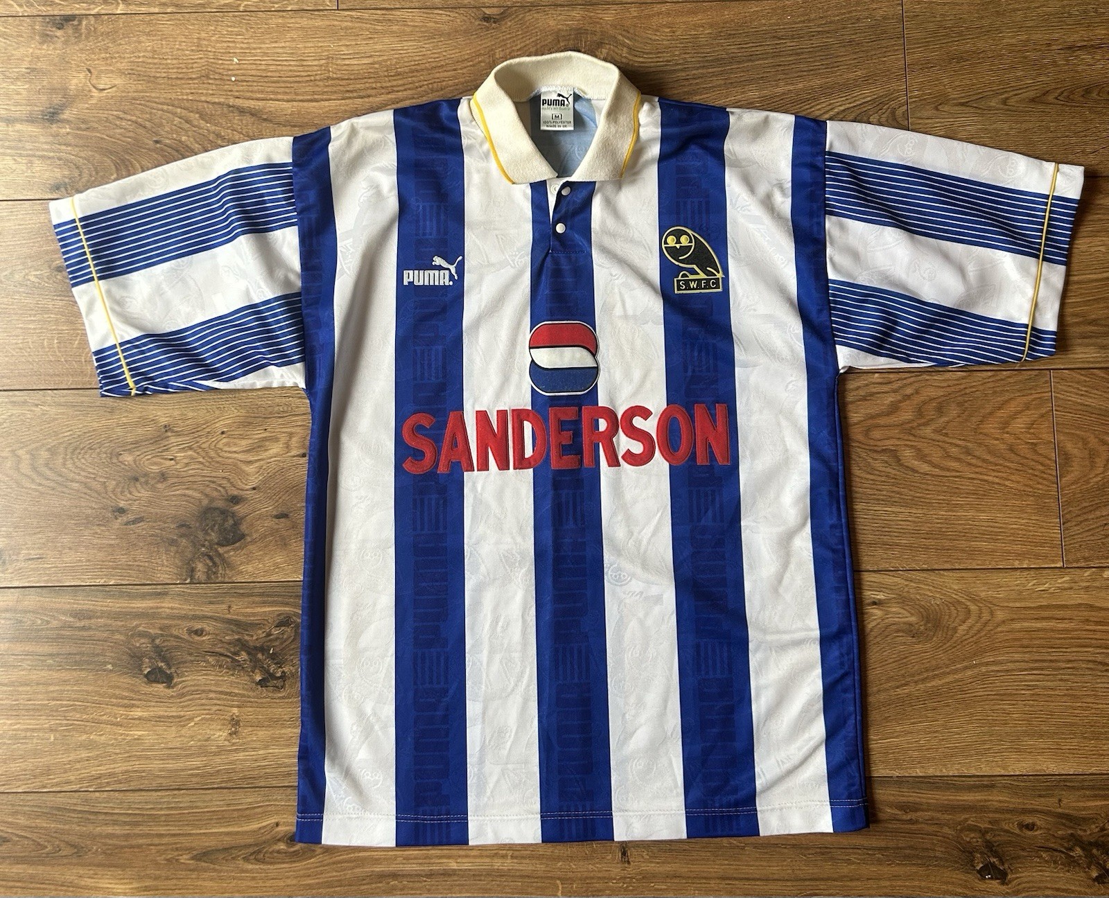 Sheffield Wednesday Original Football Shirt 1993-1995 Medium Mens for sale on Ebay