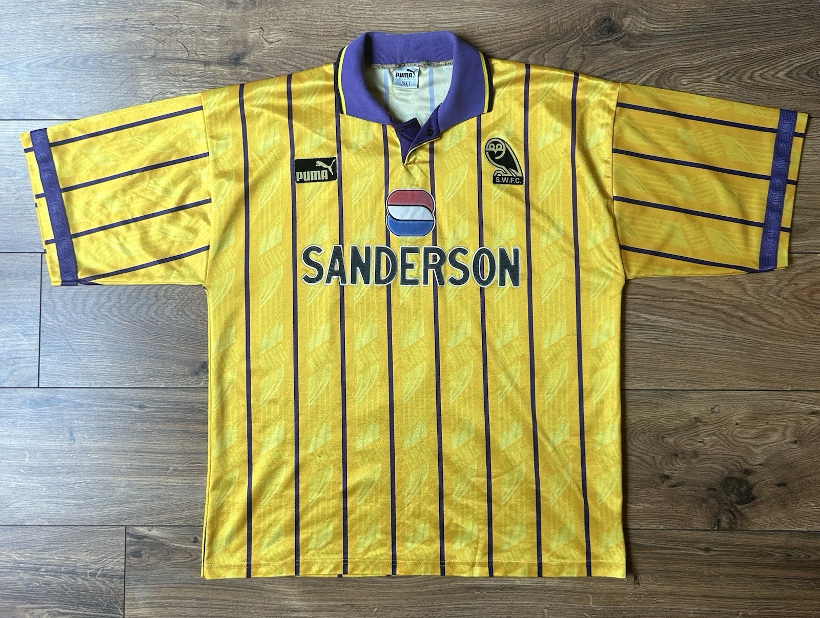 Sheffield Wednesday Original Third Football Shirt 1993-1995 XL Mens for sale on Ebay