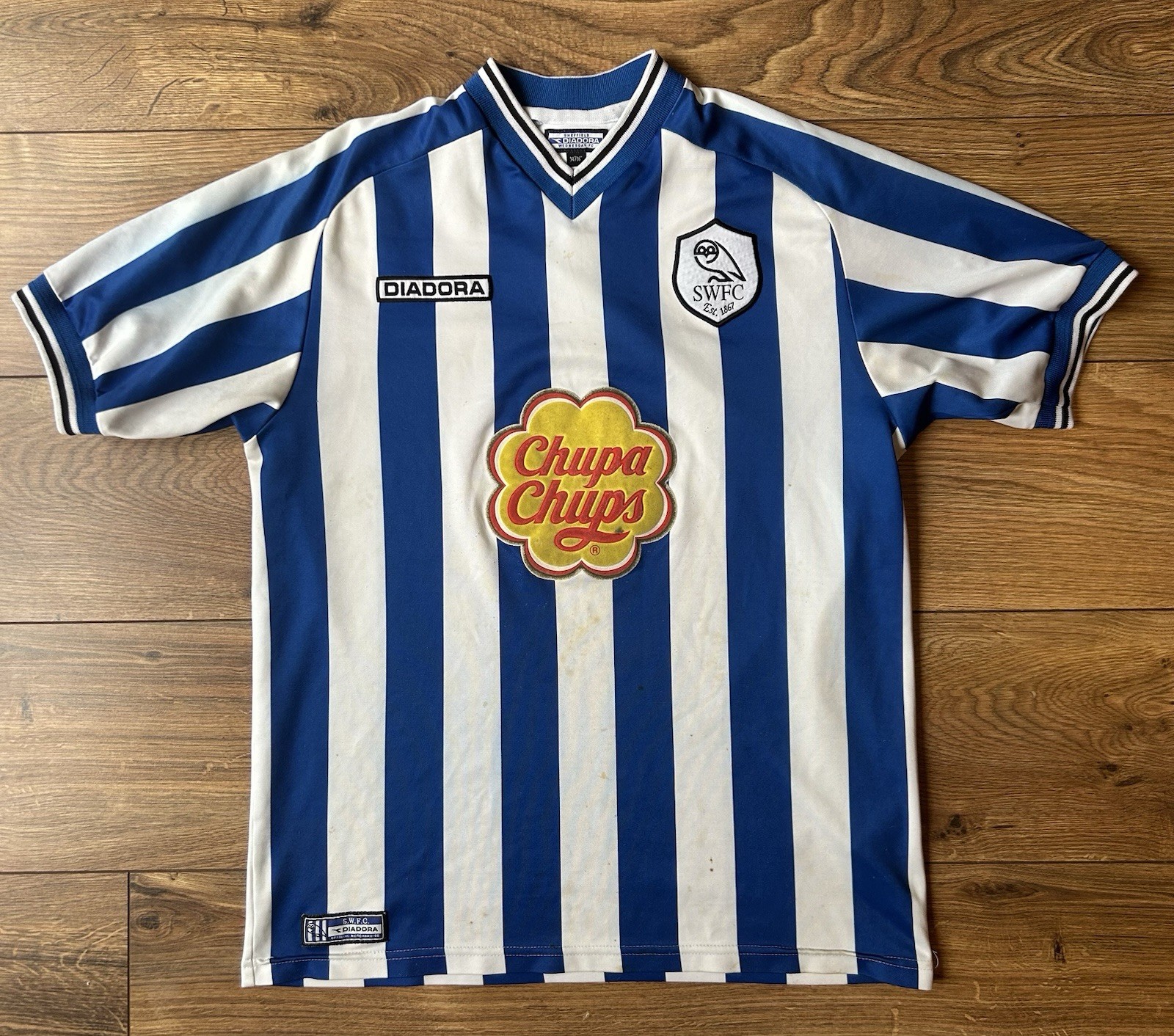 Sheffield Wednesday Original Football Shirt 2001-2003 Small Mens for sale on Ebay