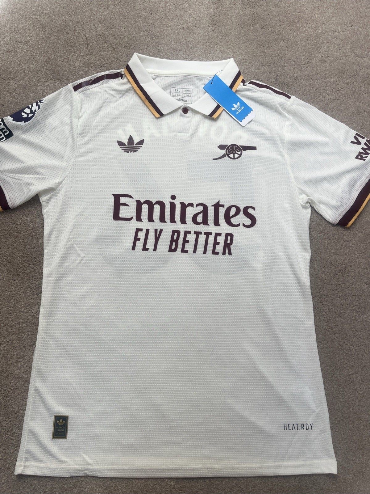 Arsenal Polo Shirt XXL for sale on Ebay
