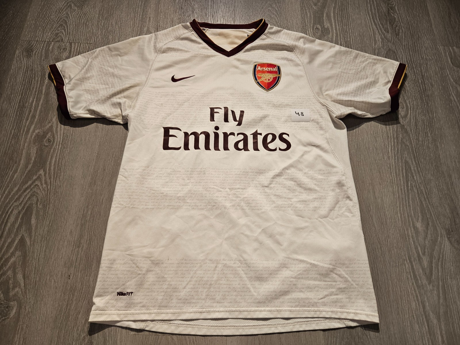 Mens Nike Arsenal FABREGAS #4 Away football shirt 2007 - 2008 Size M for sale on Ebay
