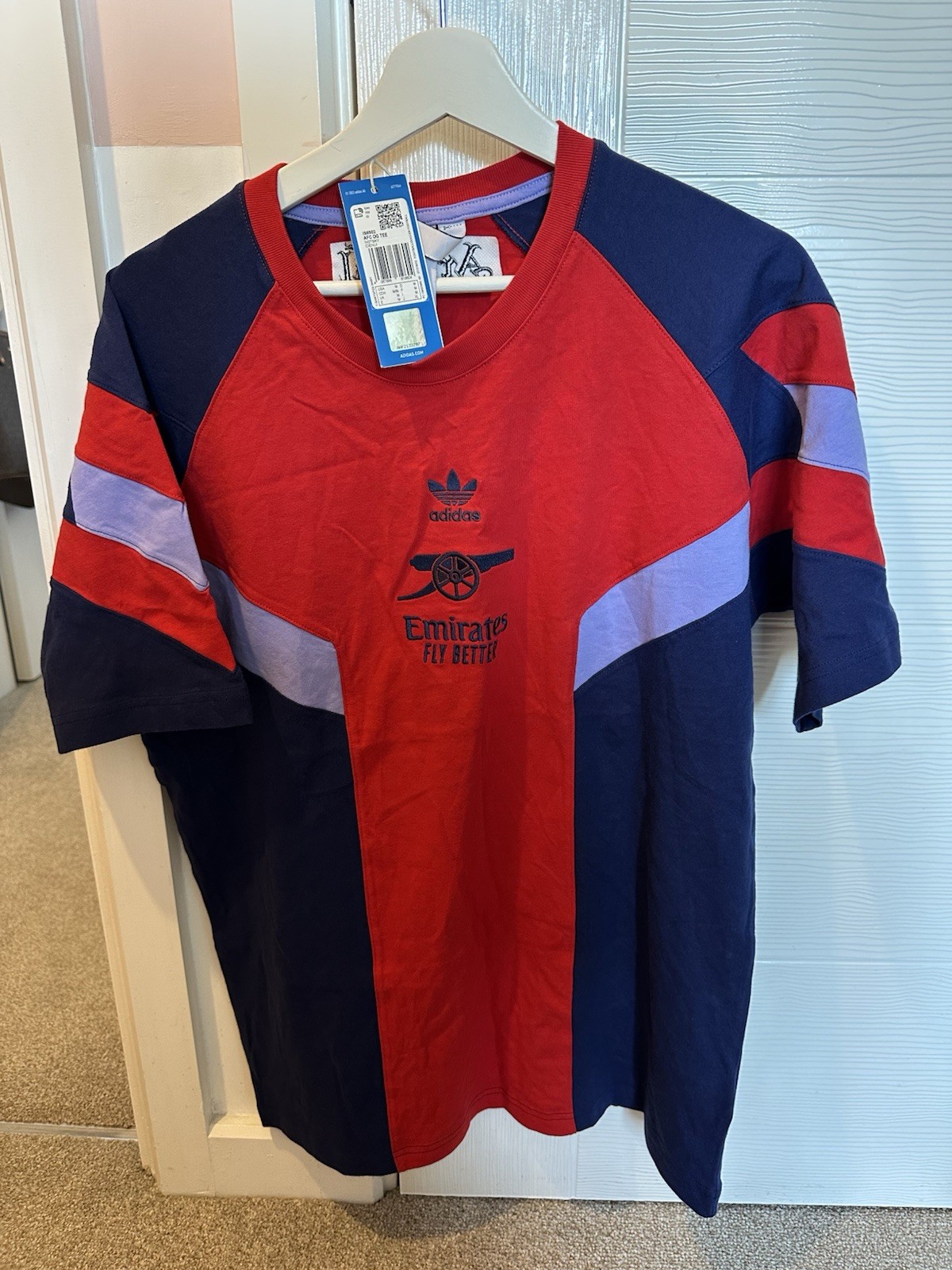 PLAYER ISSUE Arsenal Adidas Originals Travel Shirt Medium BNWT for sale on Ebay