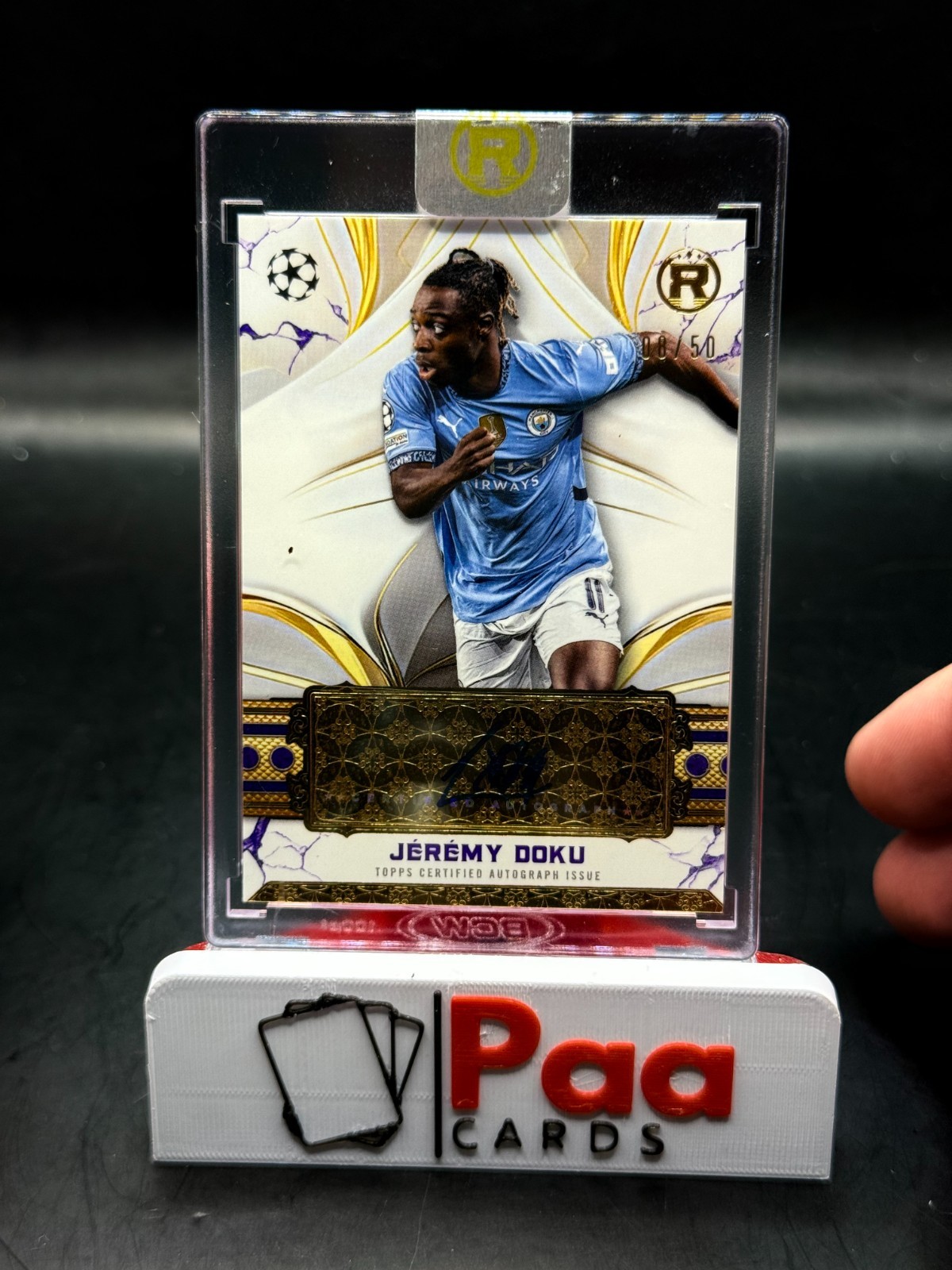 Topps - Reverence - Auto - Manchester City - Jeremy Documentary /50 - for sale on Ebay