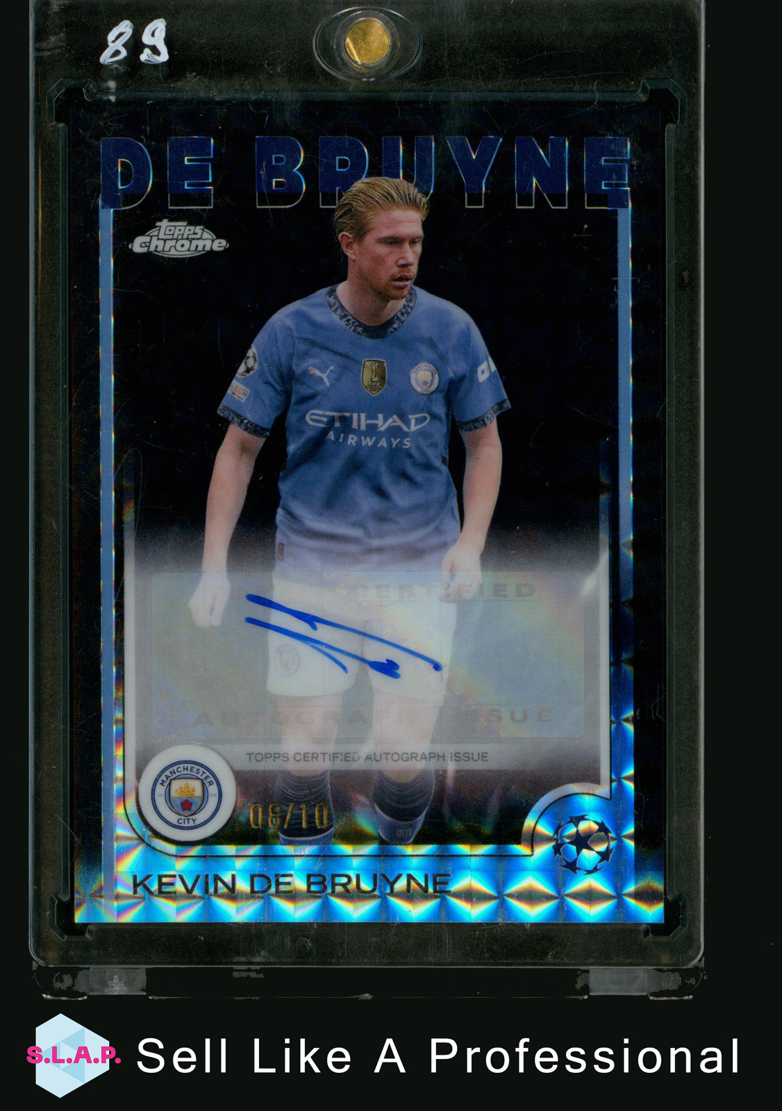 KEVIN DE BRUYNE TOPPS 08/10 CA-KD 2025 MANCHESTER CITY ENGLISH AUTO for sale on Ebay
