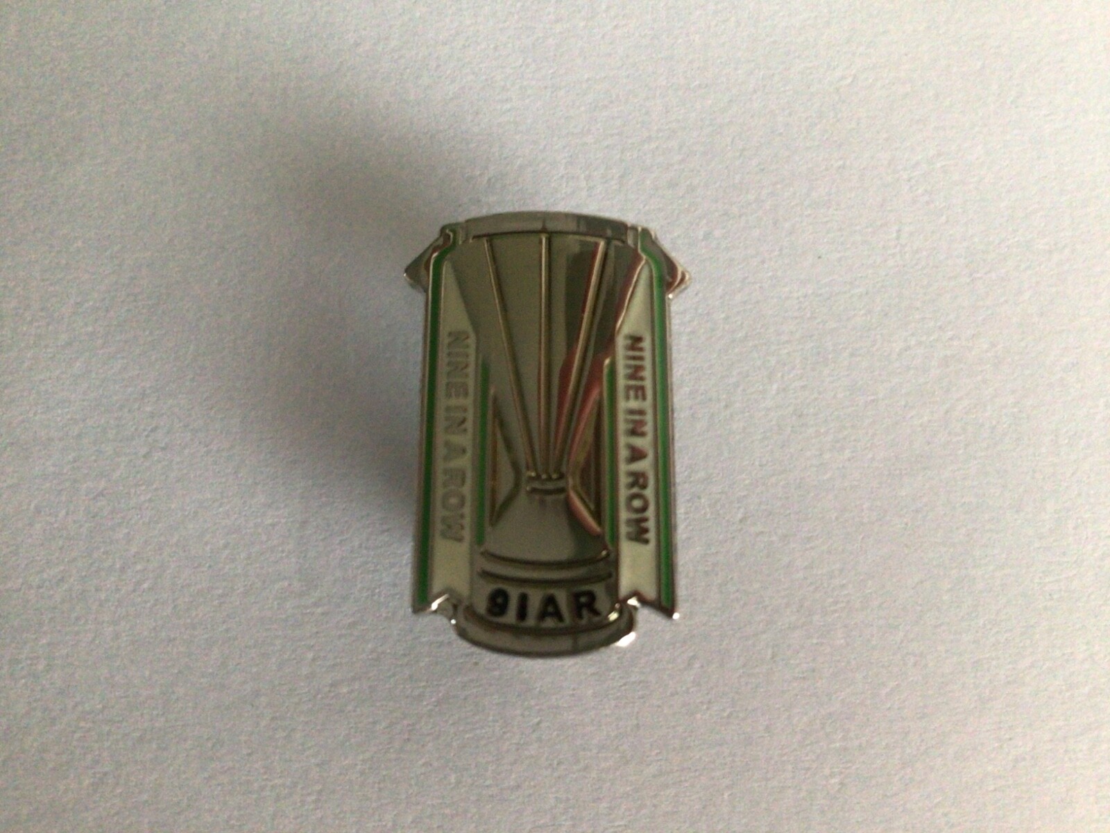 Celtic fc badge - Nine in a row for sale on Ebay