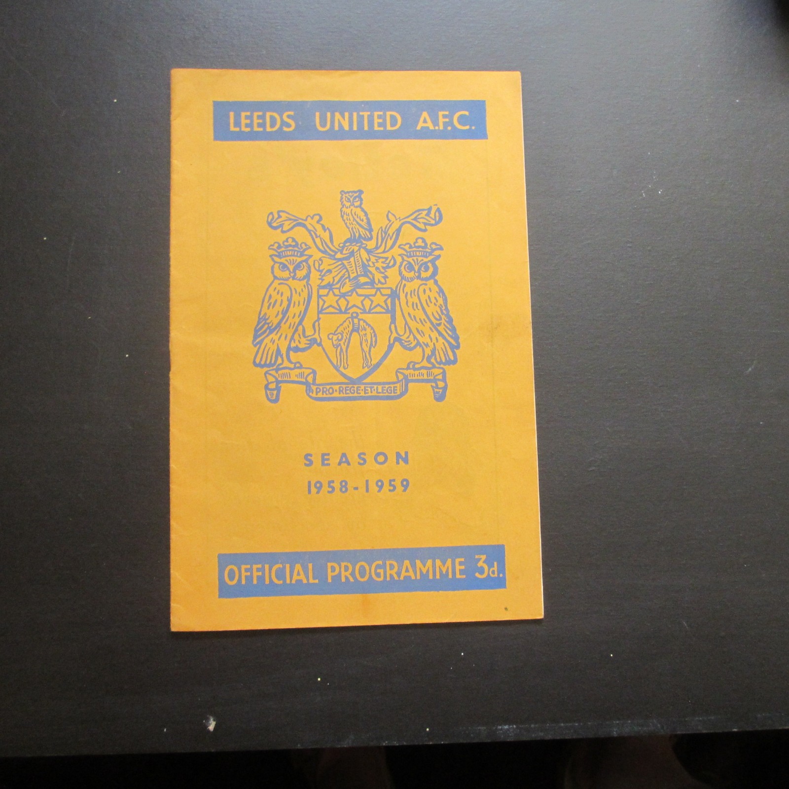 Leeds v Wolves Div 1 1958/9 for sale on Ebay