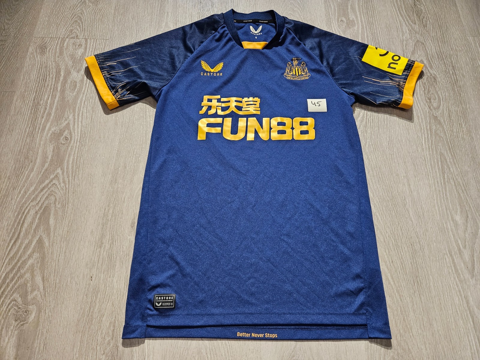 Mens Castore Newcastle Away football shirt 22/23 Size S for sale on Ebay