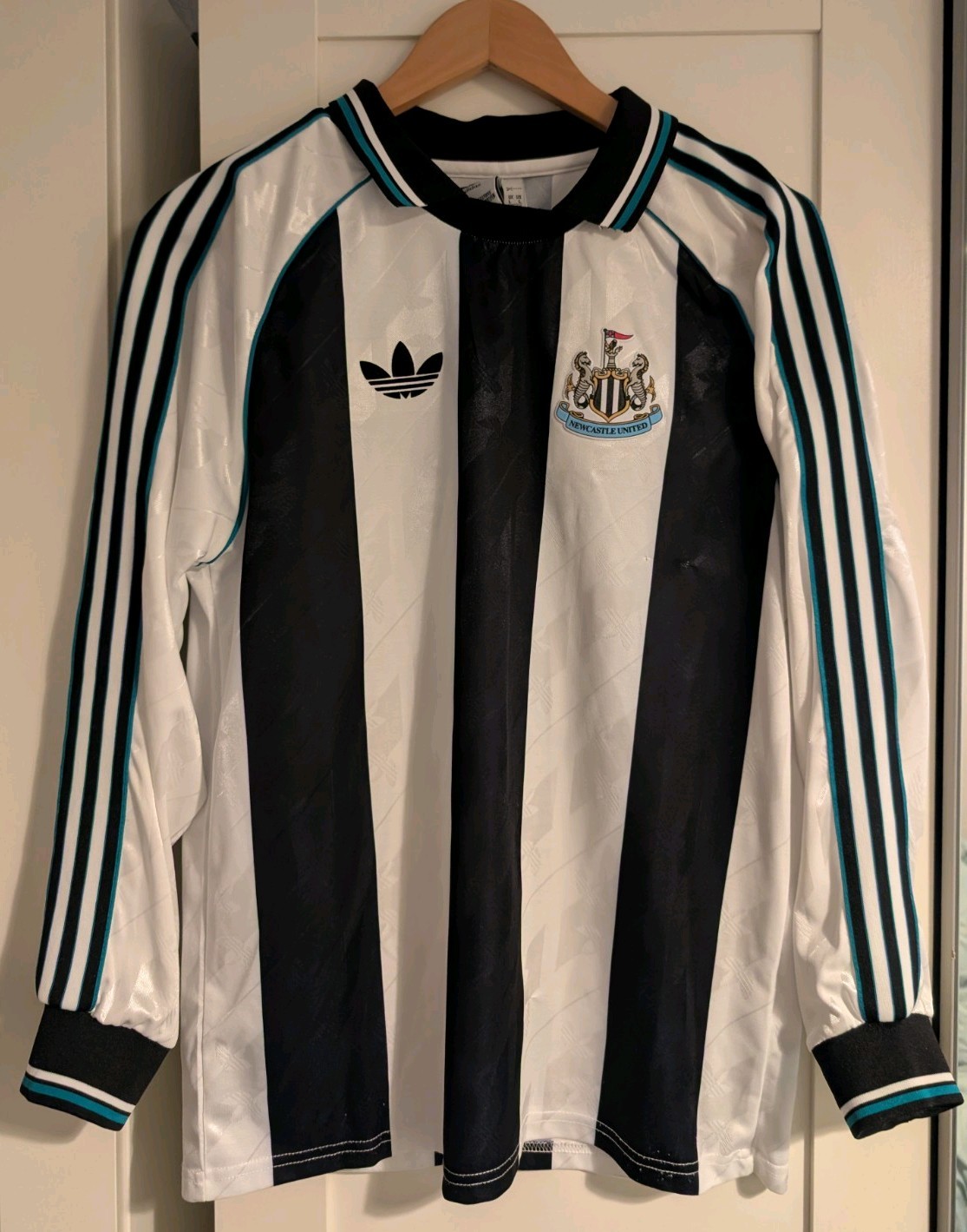 Newcastle United X Adidas Originals Long Sleeve Shirt for sale on Ebay