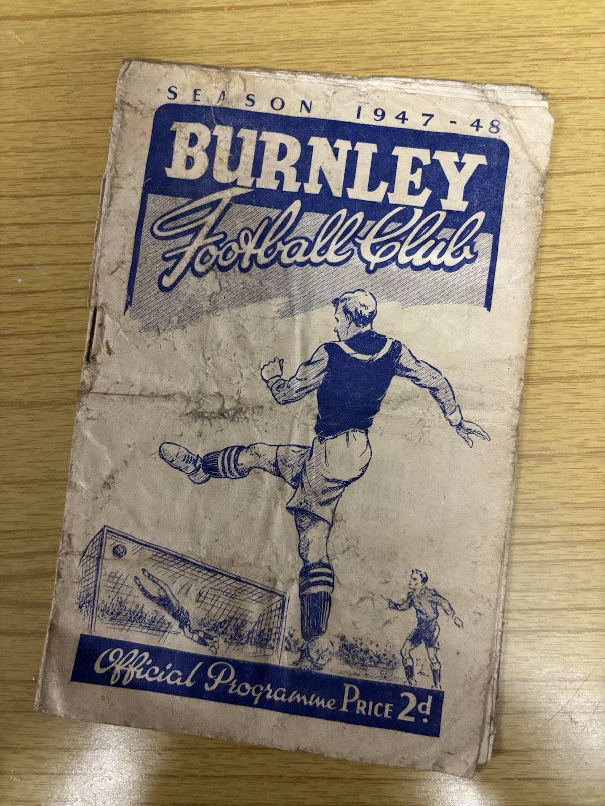 1947/48 VINTAGE BURNLEY V LIVERPOOL FOOTBALL PROGRAMME TURF MOOR 17/1/48 for sale on Ebay