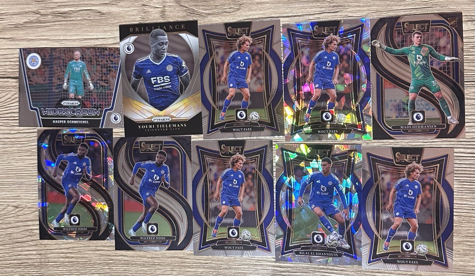Leicester City Football Cards Bundle Inc Panini Base Inserts And Duplicates for sale on Ebay