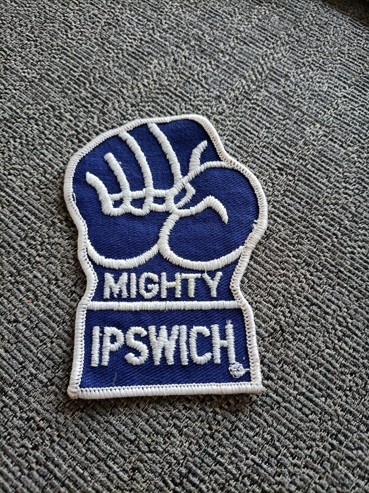 Ipswich town fc 1970's football coffer sew on patch Mighty Ipswich for sale on Ebay