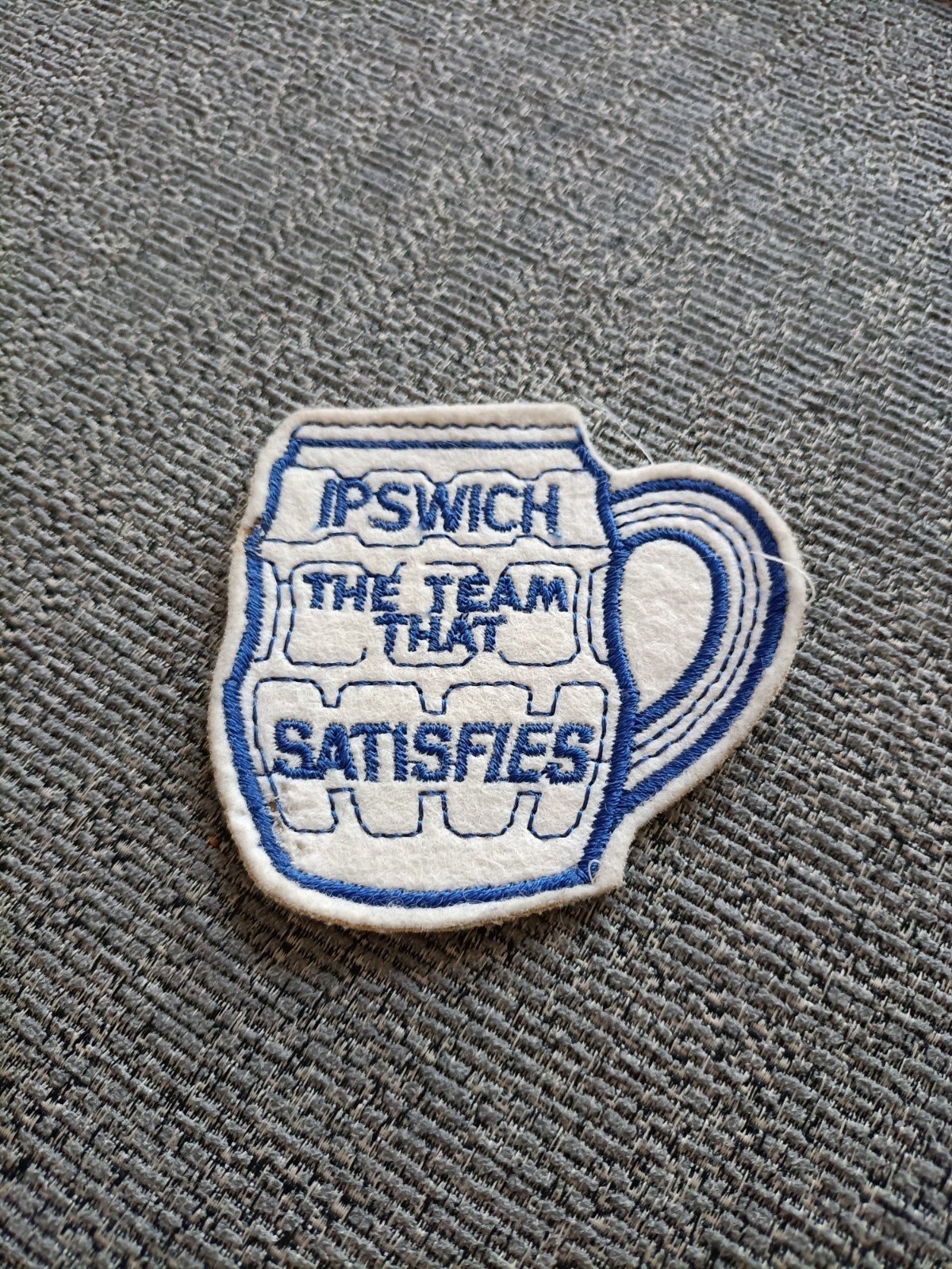 Ipswich town fc 1970's football coffer sew on patch The team that satisfies  for sale on Ebay