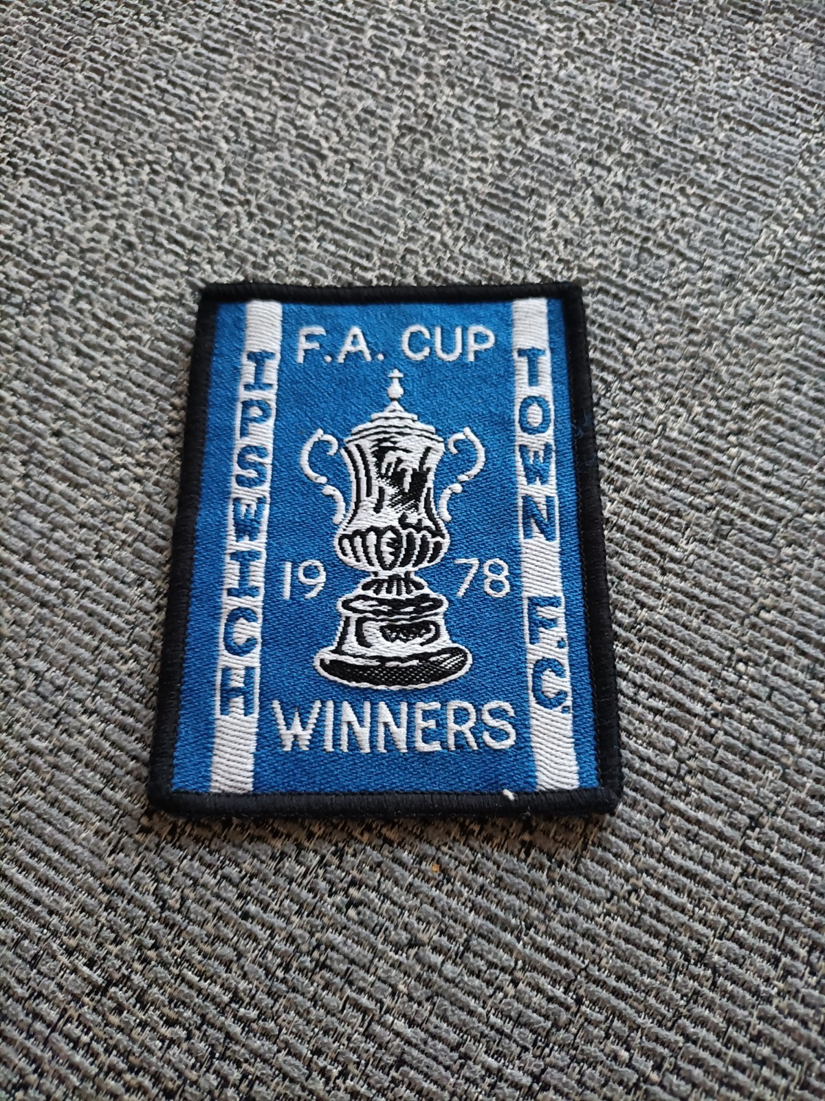  Ipswich town fc 1978 fa cup winners football sew on coffer made patch  for sale on Ebay