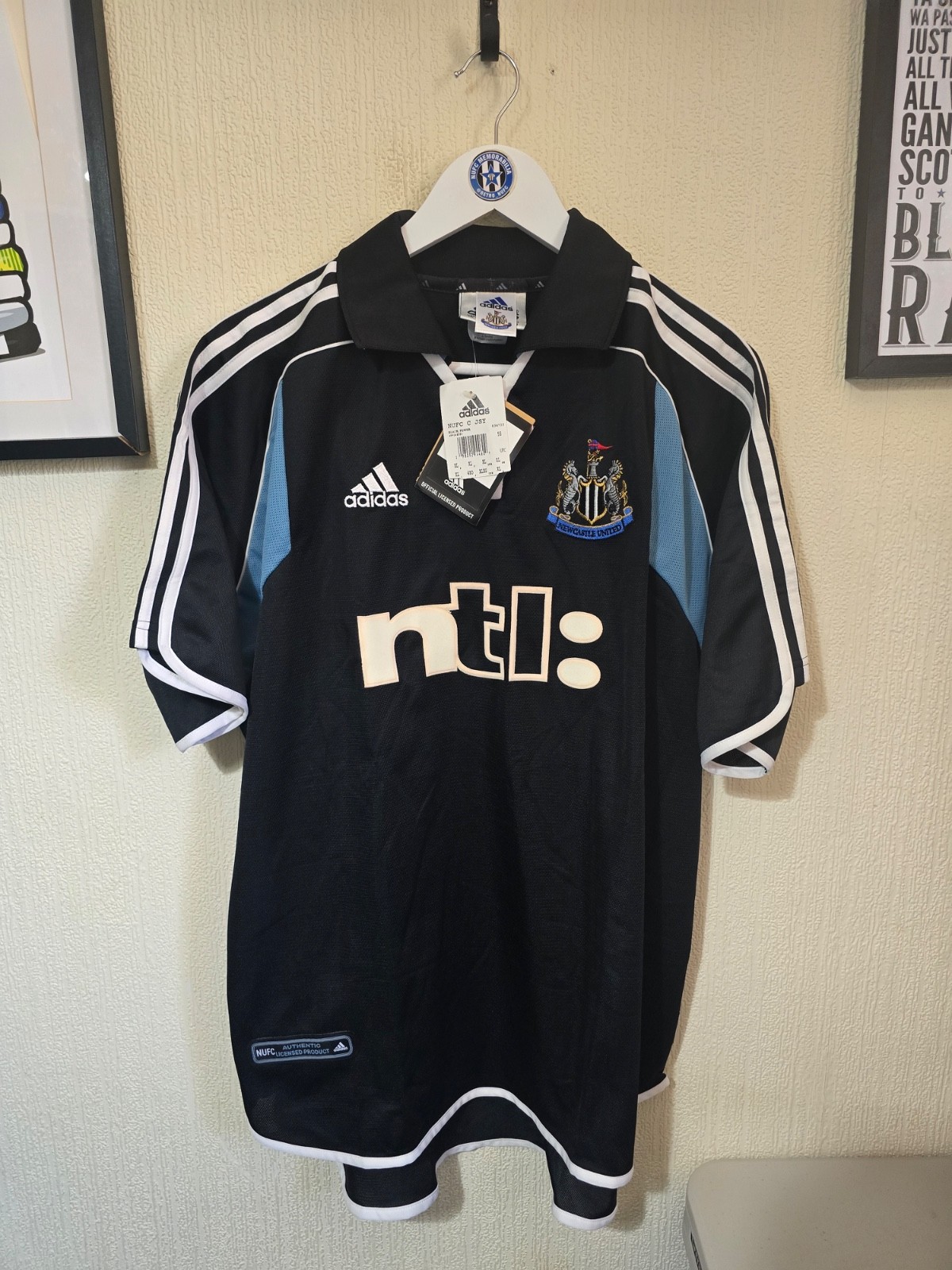 Newcastle United 2000/01 Adidas Away shirt, BNWT, XL for sale on Ebay