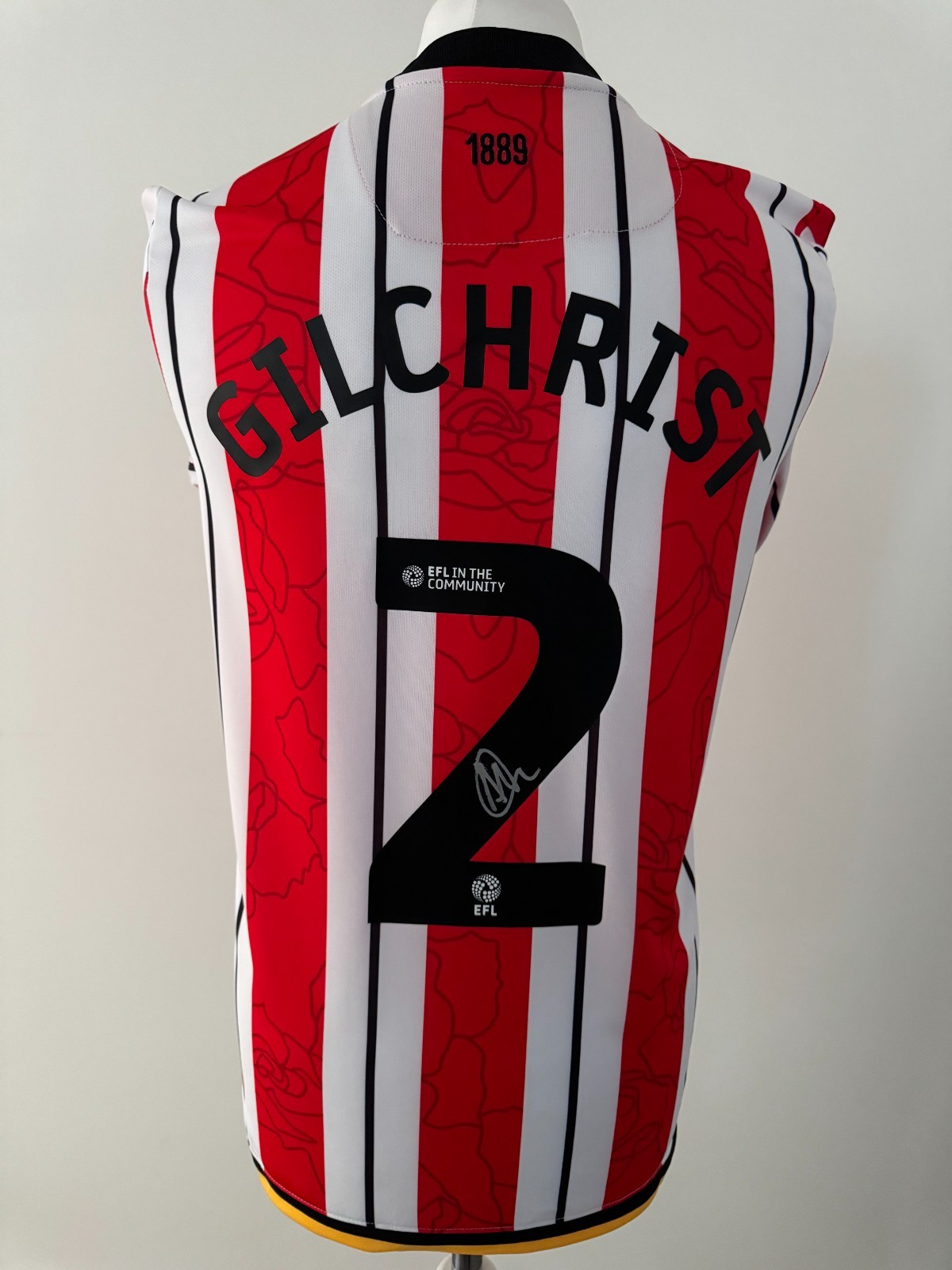 Signed ALFIE GILCHRIST Shirt - Sheffield United - EXACT PROOF/COA - Chelsea for sale on Ebay