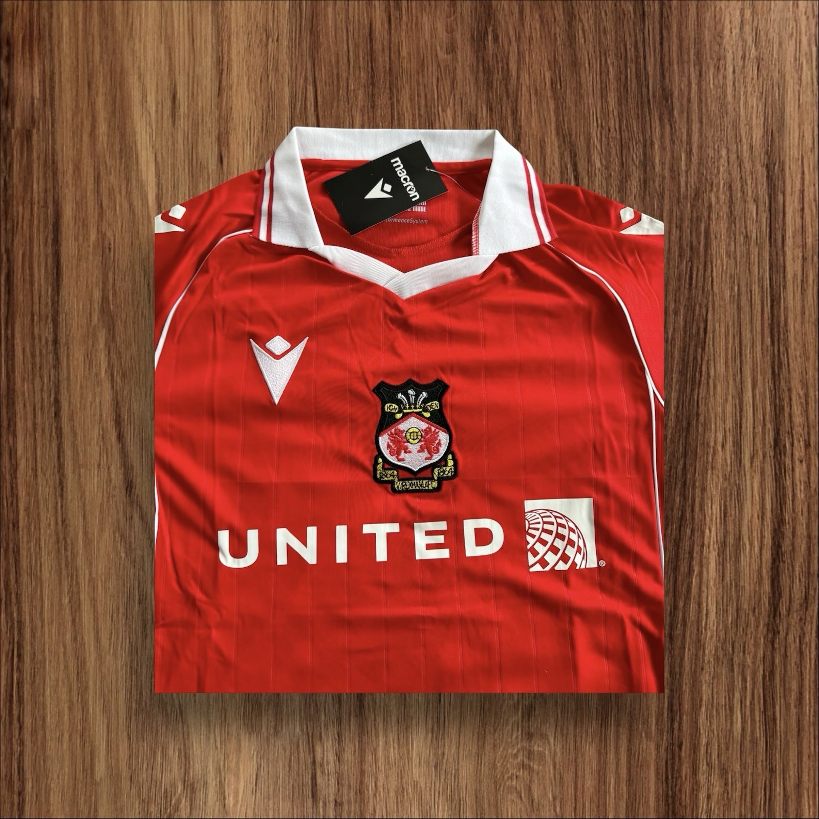 Wrexham Home Shirt 25/25 Men’s Size M for sale on Ebay