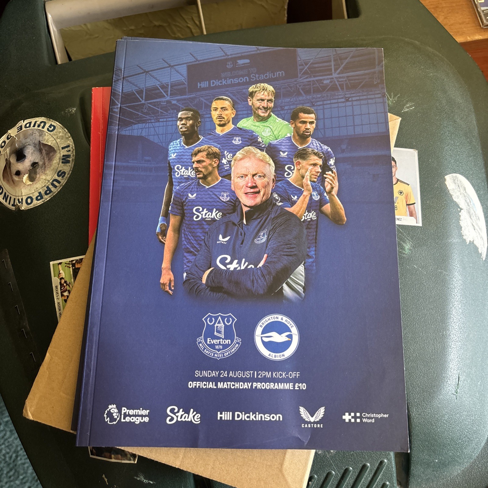Everton v Brighton Programme 1ST GAME AT NEW STADIUM 24/8/2025 for sale on Ebay