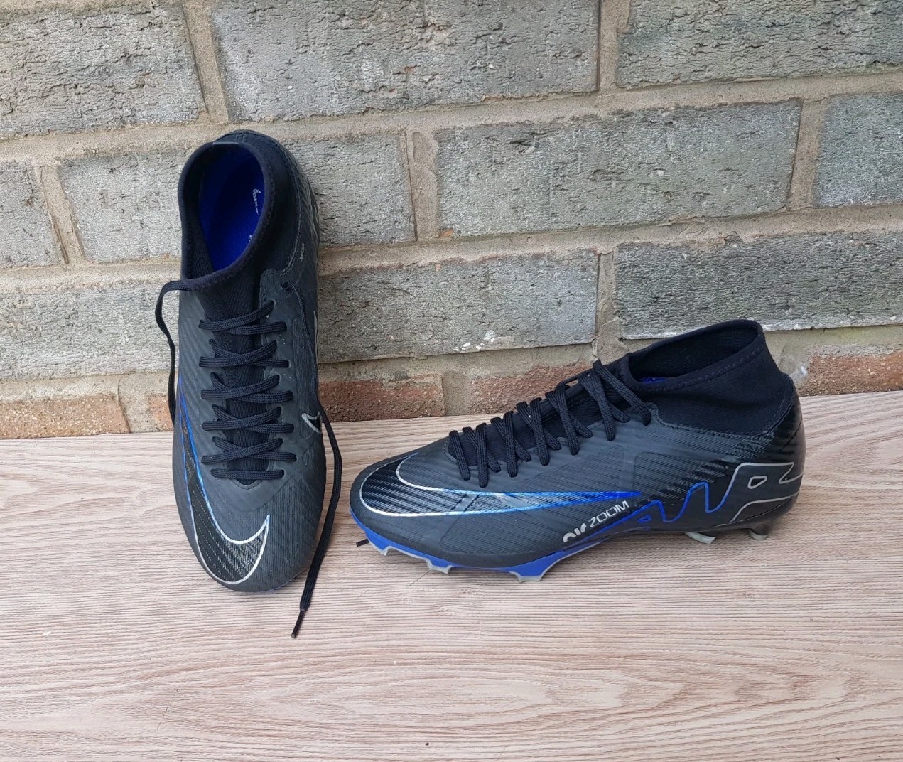 NIKE AIR ZOOM MERCURIAL FOOTBALL BOOTS SIZE 6 UK/USED CONDITION SEE DESCRIPTION  for sale on Ebay