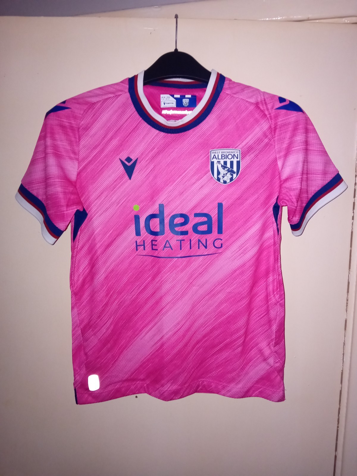 Authentic Macron West Bromwich Albion Away Shirt Size Junior Medium *Mint* for sale on Ebay