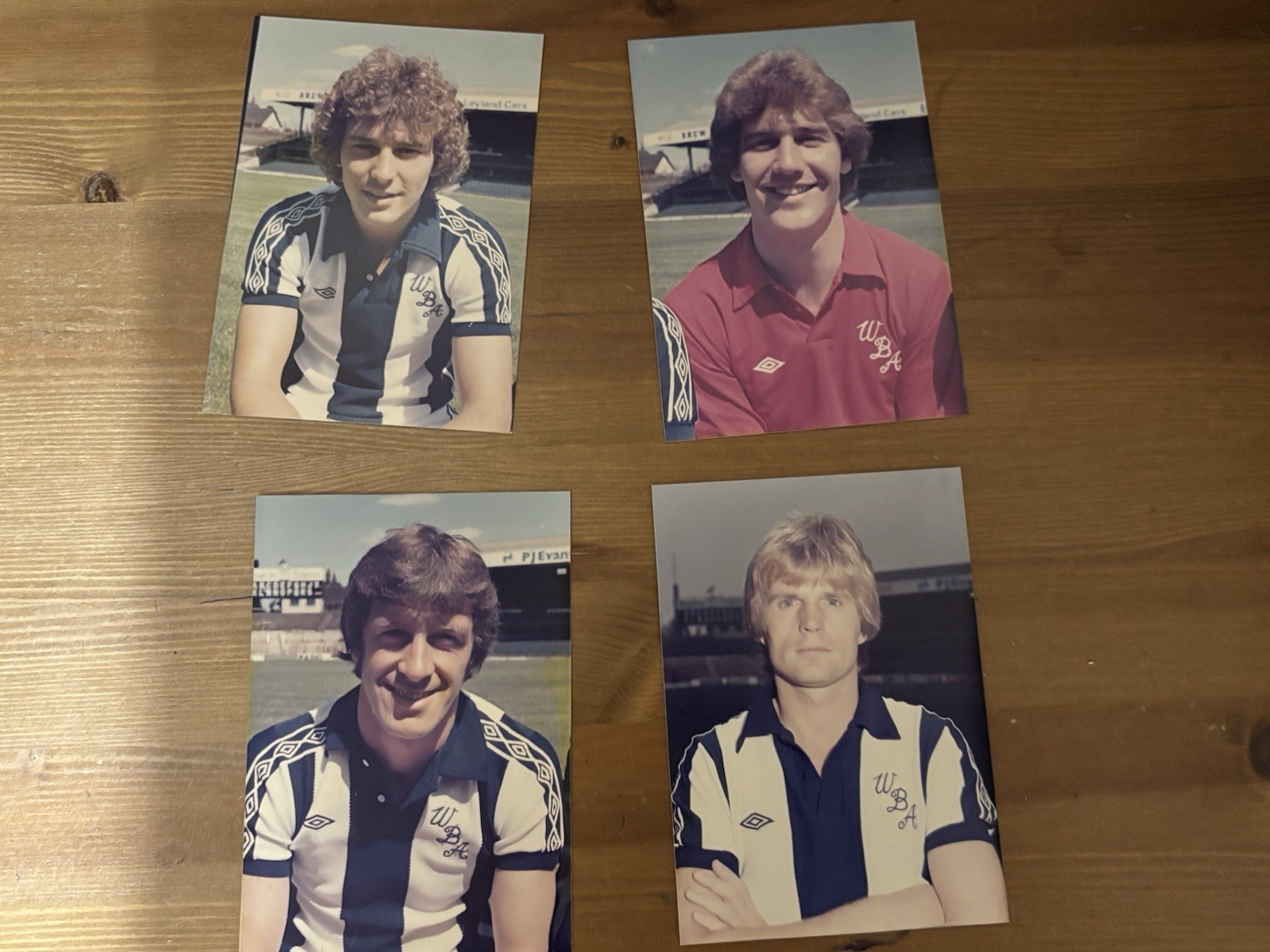 1975/76 WEST BROMWICH ALBION WBA FOUR PLAYERS PHOTOS BRYAN ROBSON ECT for sale on Ebay