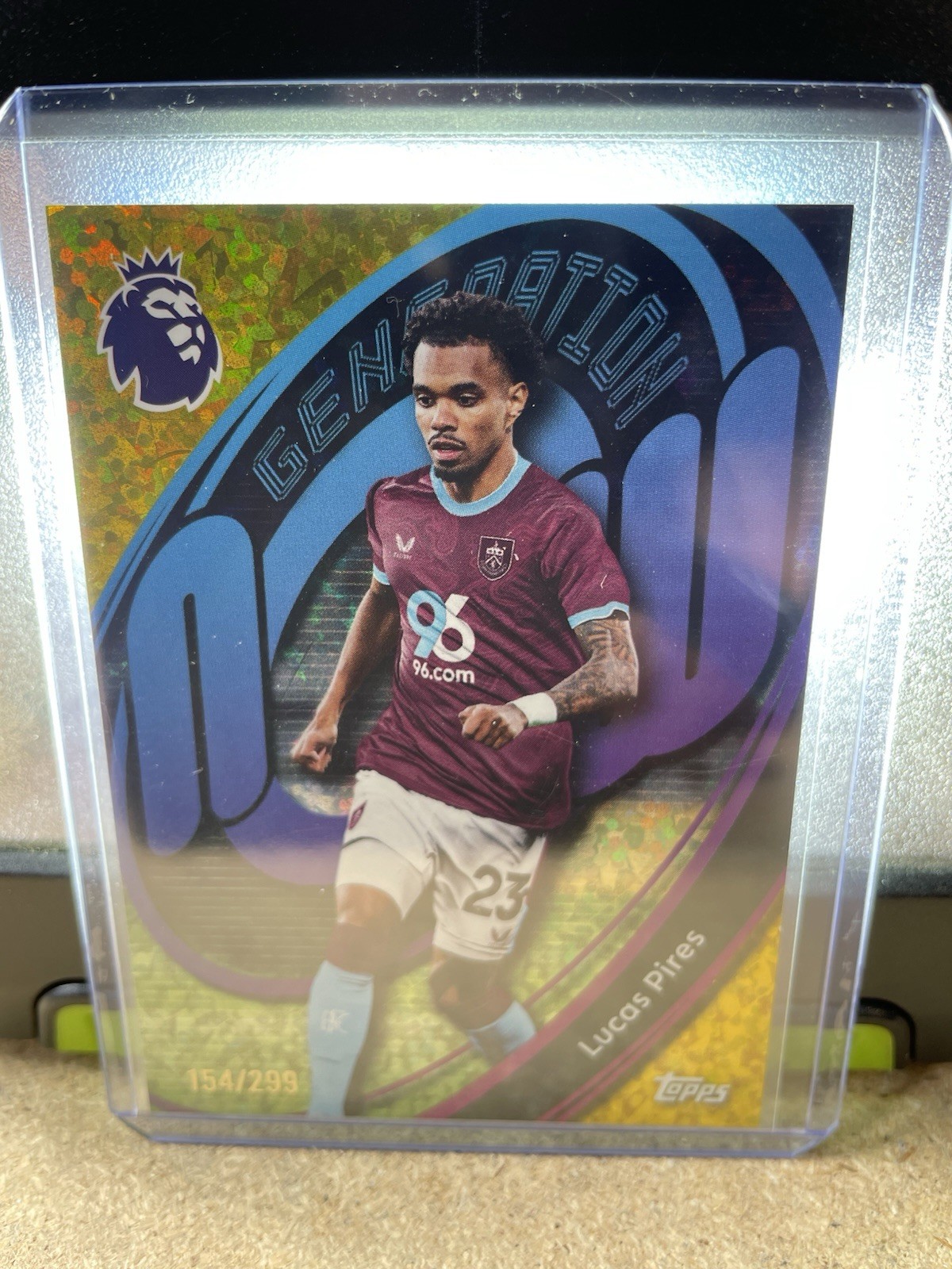 Lucas Pires Topps Premier League 2026 Gold 154/299 Generation Now Burnley FC for sale on Ebay