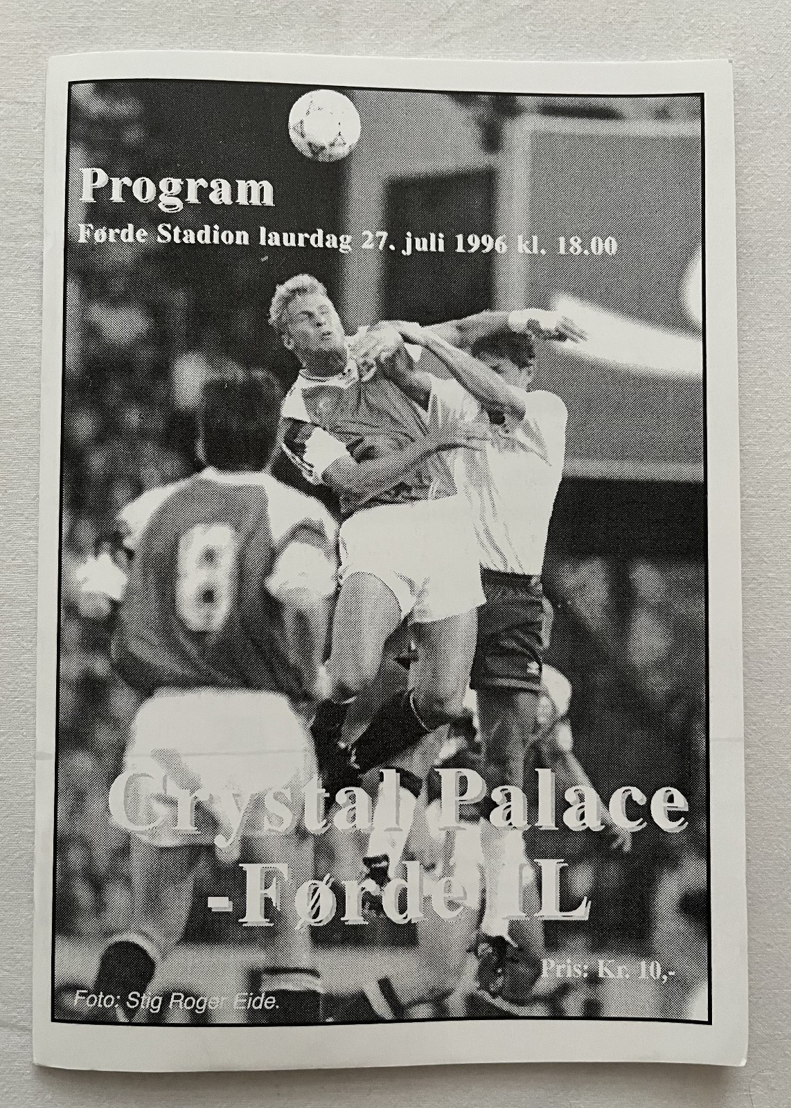 1996 - 1997 Førde Norway v Crystal Palace Friendly for sale on Ebay