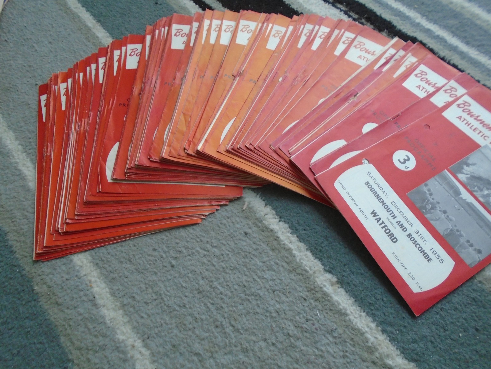 BOURNEMOUTH & BOSCOMBE HOMES 1955-6 TO 1959-60 X 113 ISSUES for sale on Ebay