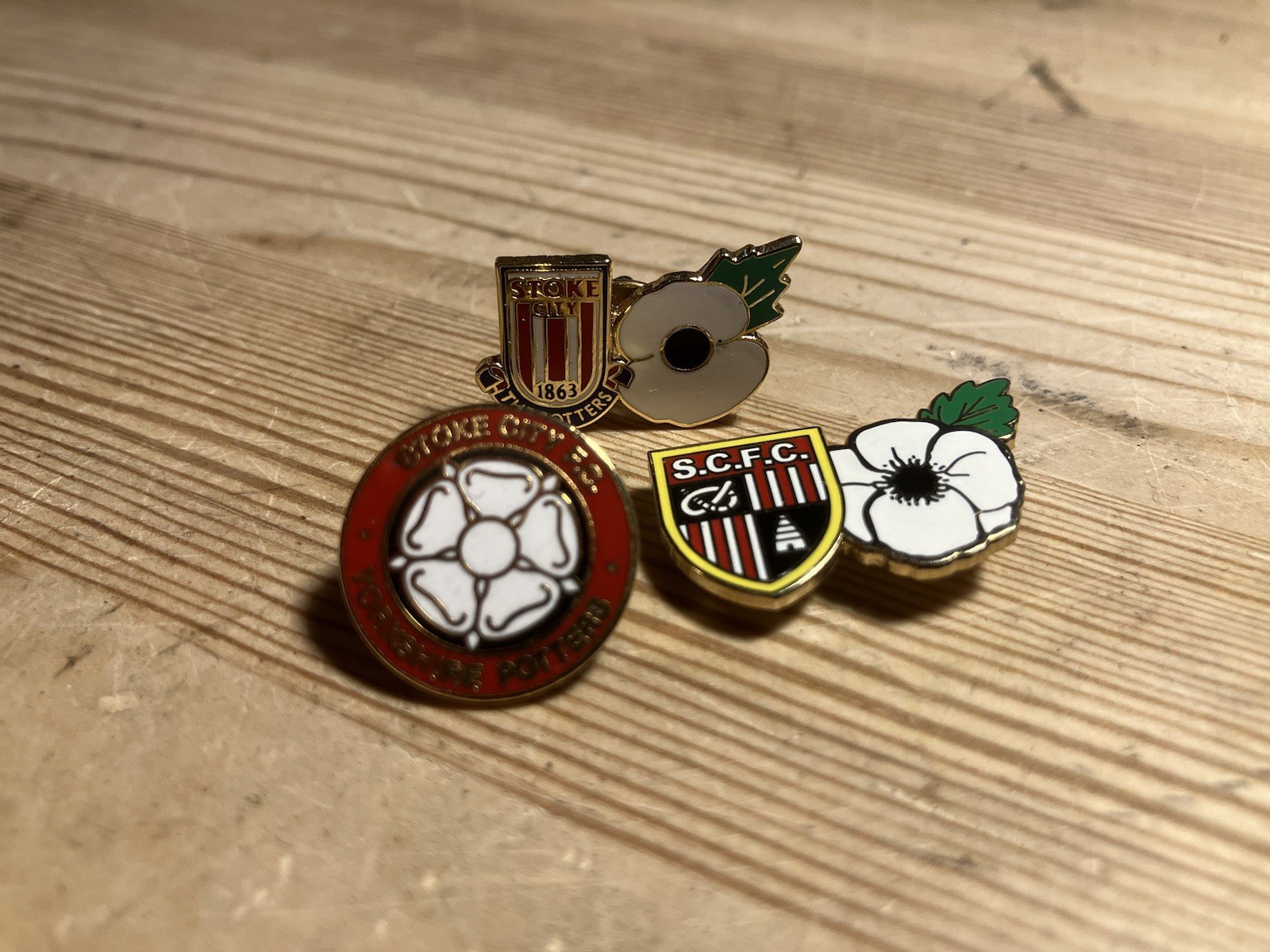 STOKE CITY Yorkshire Enamel Badges for sale on Ebay