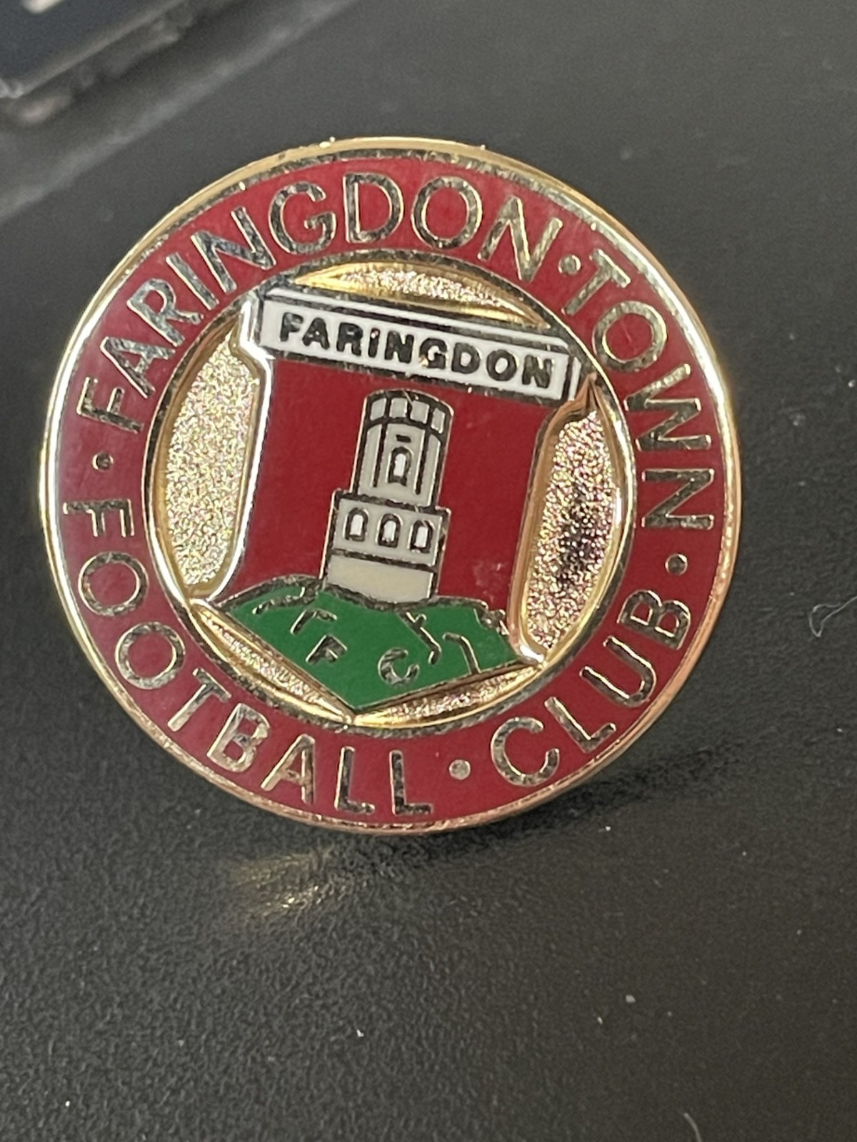 FARINGDON TOWN FC - BADGE for sale on Ebay