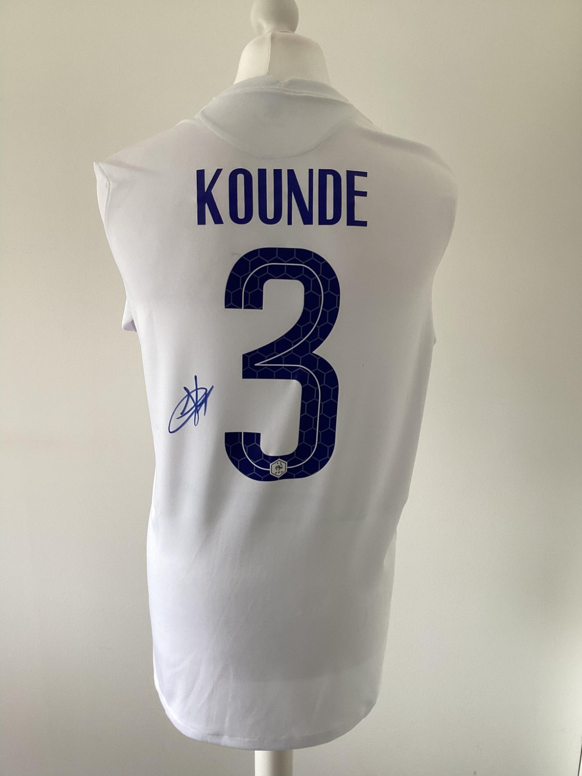 Signed Joules KOUNDE Shirt - France - EXACT PROOF/COA for sale on Ebay