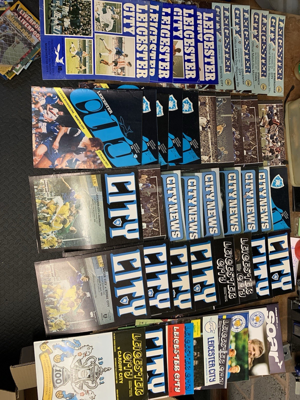 44 x Leicester City Programmes Mainly From The 70’s And 80’s. Job Lot for sale on Ebay