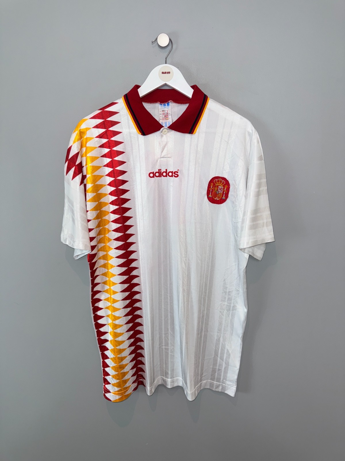 SPAIN 1994/96 AWAY SHIRT (XL)  ADIDAS ORIGINAL VINTAGE FOOTBALL SHIRT for sale on Ebay