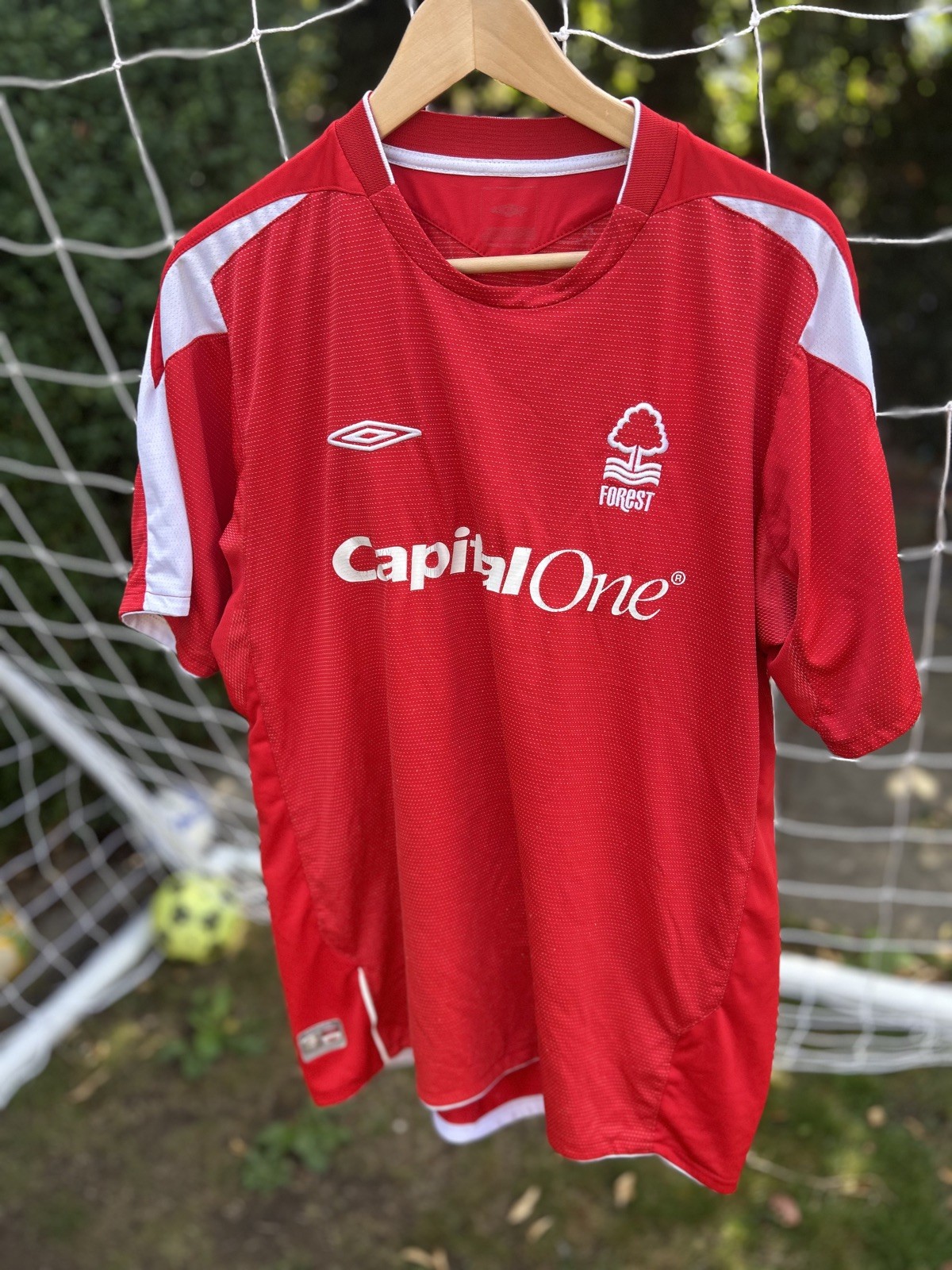 Vintage Nottingham Forest 2004 Football Shirt Umbro Size L for sale on Ebay